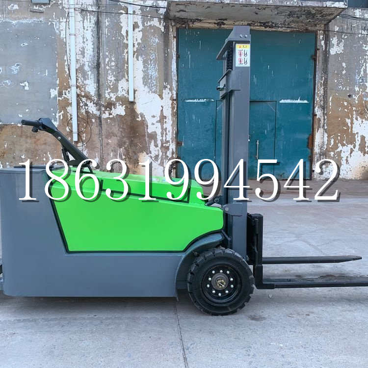 天全县小型电动叉车1吨2吨步行站驾式电瓶堆高充电装卸车液压升降车铲车